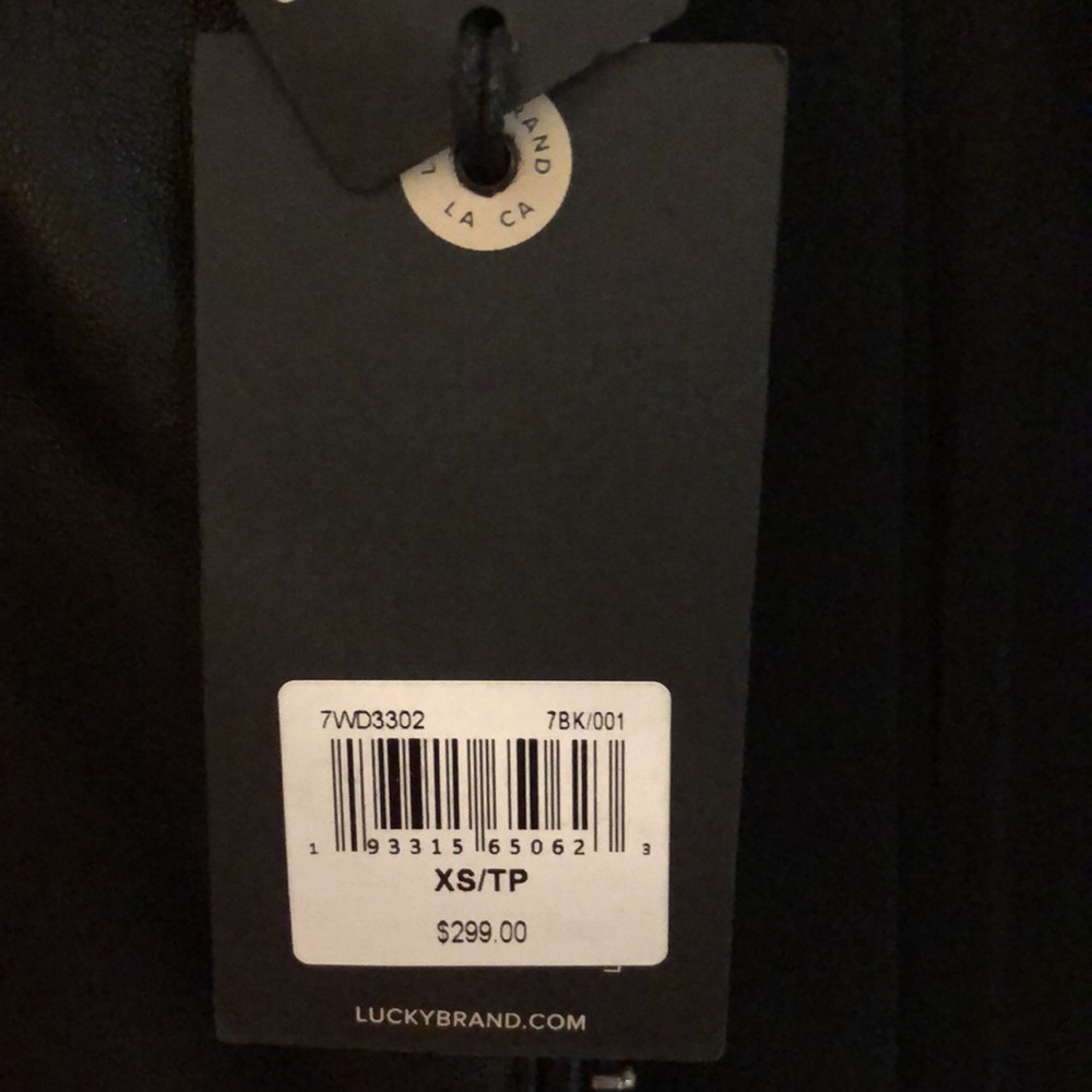 Lucky Brand Leather Jacket - Picture 6 of 6